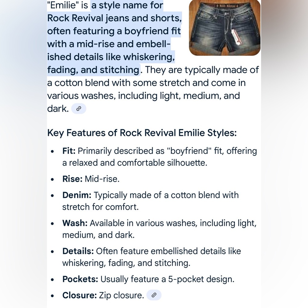 ROCK REVIVAL  EMILIE…size 31 - Picture 7 of 7